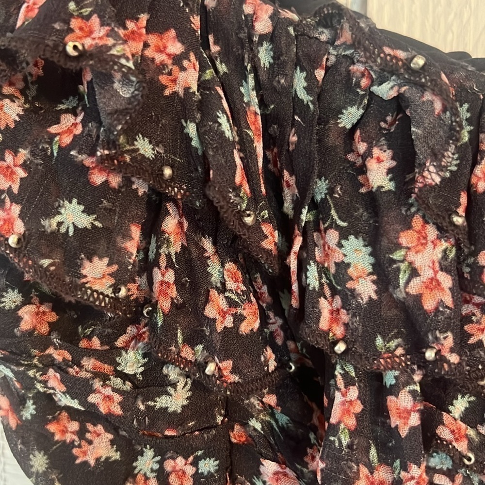 LOVERS + FRIENDS Sylviana Mini Dress in Martine Bloom Floral size M - Picture 8 of 9